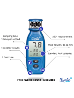 anemometro portatile dati